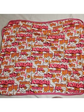 Jordan Air print baby blanket